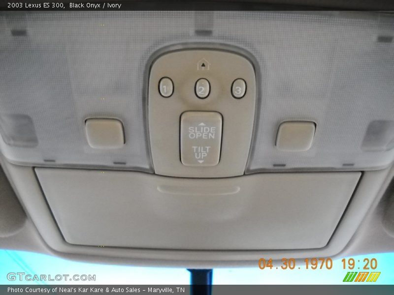 Black Onyx / Ivory 2003 Lexus ES 300