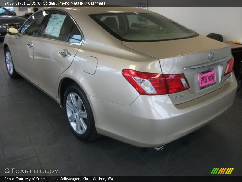 Golden Almond Metallic / Cashmere 2009 Lexus ES 350