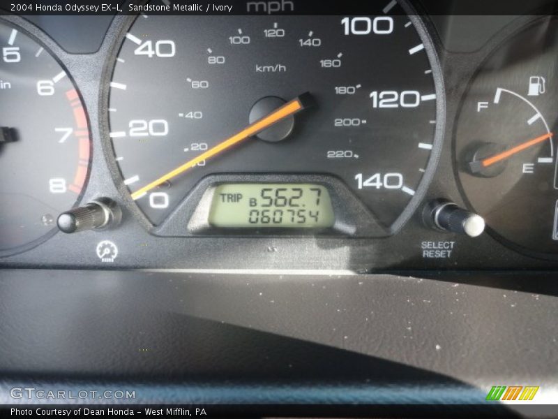 Sandstone Metallic / Ivory 2004 Honda Odyssey EX-L