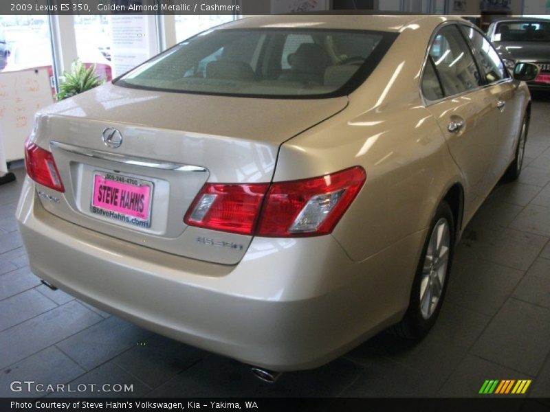 Golden Almond Metallic / Cashmere 2009 Lexus ES 350