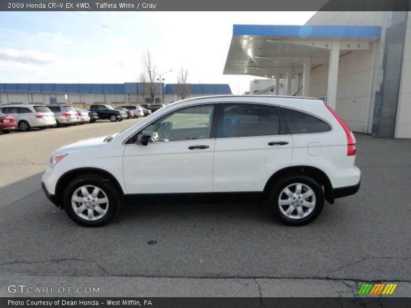 Taffeta White / Gray 2009 Honda CR-V EX 4WD