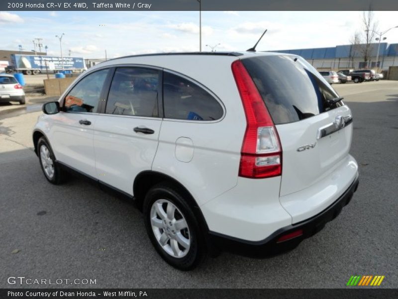 Taffeta White / Gray 2009 Honda CR-V EX 4WD