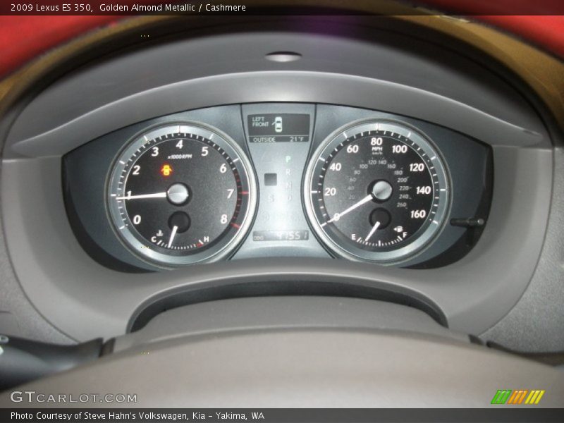 Golden Almond Metallic / Cashmere 2009 Lexus ES 350