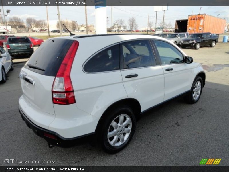Taffeta White / Gray 2009 Honda CR-V EX 4WD