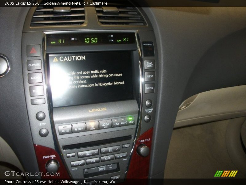 Golden Almond Metallic / Cashmere 2009 Lexus ES 350