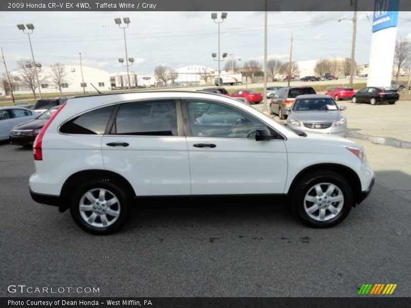 Taffeta White / Gray 2009 Honda CR-V EX 4WD