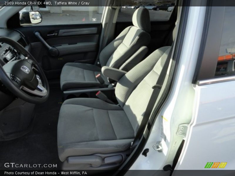 Taffeta White / Gray 2009 Honda CR-V EX 4WD