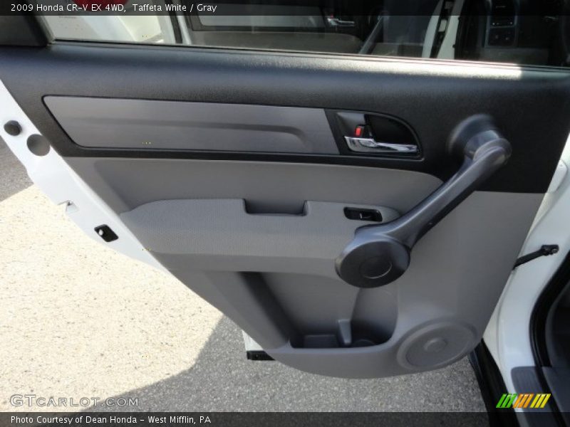 Taffeta White / Gray 2009 Honda CR-V EX 4WD