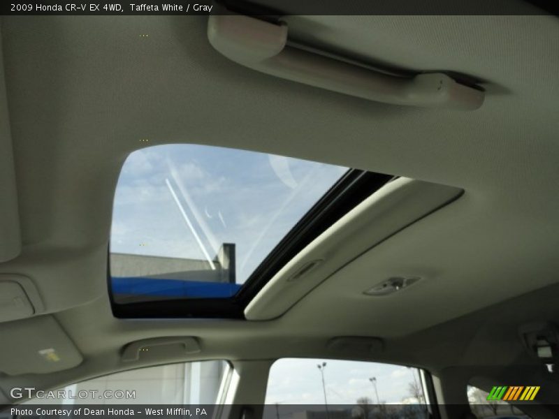 Taffeta White / Gray 2009 Honda CR-V EX 4WD