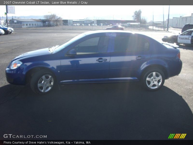 Laser Blue Metallic / Gray 2007 Chevrolet Cobalt LT Sedan