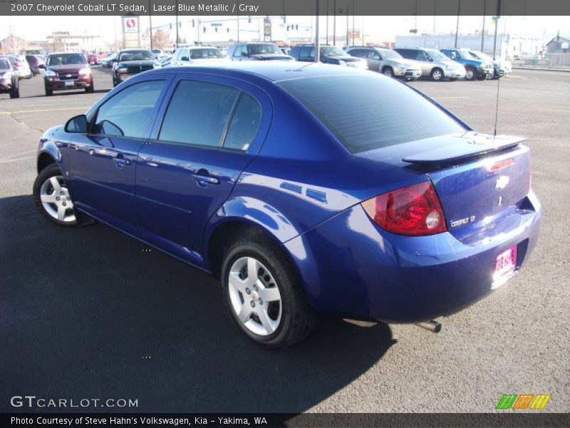 Laser Blue Metallic / Gray 2007 Chevrolet Cobalt LT Sedan