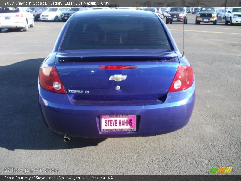 Laser Blue Metallic / Gray 2007 Chevrolet Cobalt LT Sedan