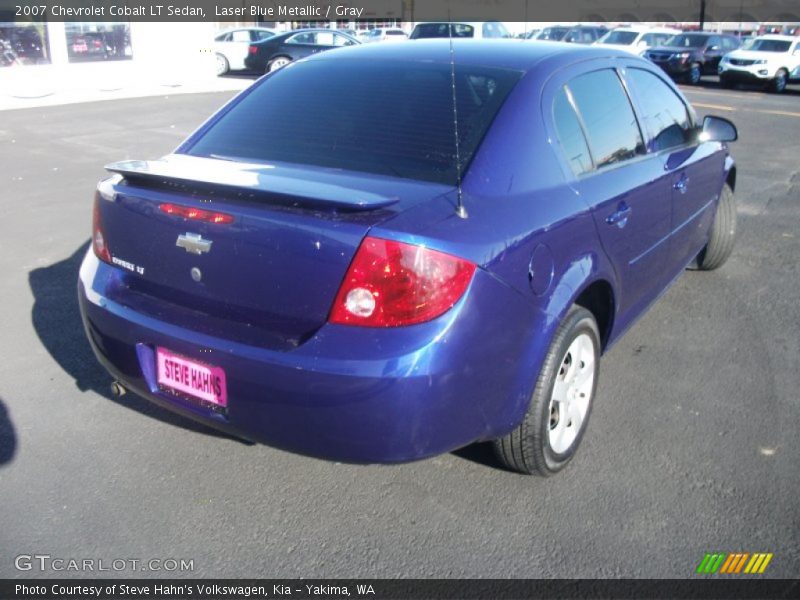 Laser Blue Metallic / Gray 2007 Chevrolet Cobalt LT Sedan
