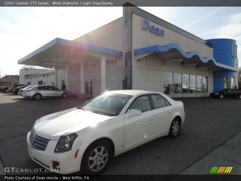 White Diamond / Light Gray/Ebony 2006 Cadillac CTS Sedan