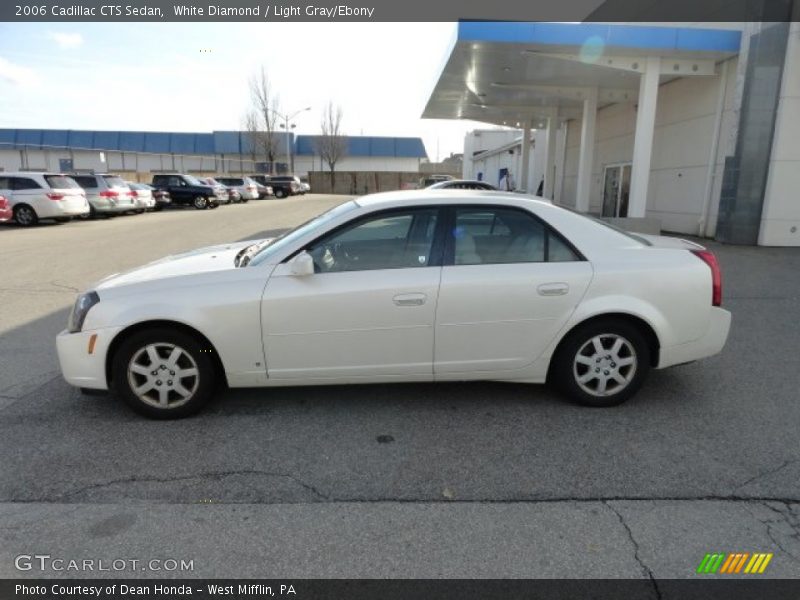 White Diamond / Light Gray/Ebony 2006 Cadillac CTS Sedan