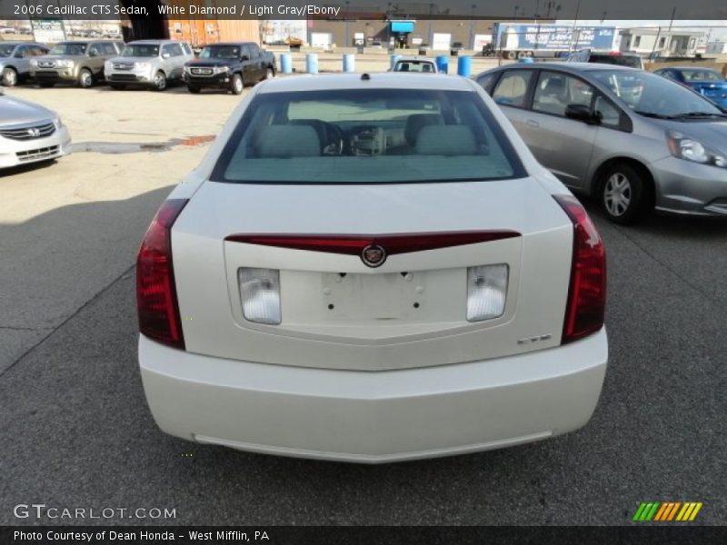 White Diamond / Light Gray/Ebony 2006 Cadillac CTS Sedan