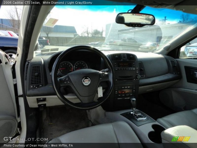 White Diamond / Light Gray/Ebony 2006 Cadillac CTS Sedan
