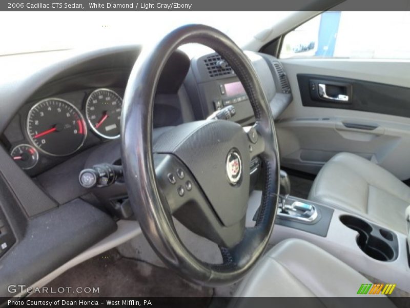 White Diamond / Light Gray/Ebony 2006 Cadillac CTS Sedan
