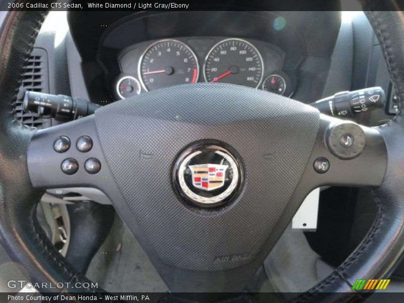 White Diamond / Light Gray/Ebony 2006 Cadillac CTS Sedan
