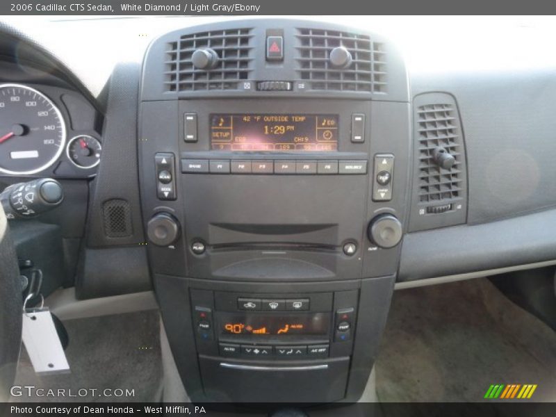 White Diamond / Light Gray/Ebony 2006 Cadillac CTS Sedan