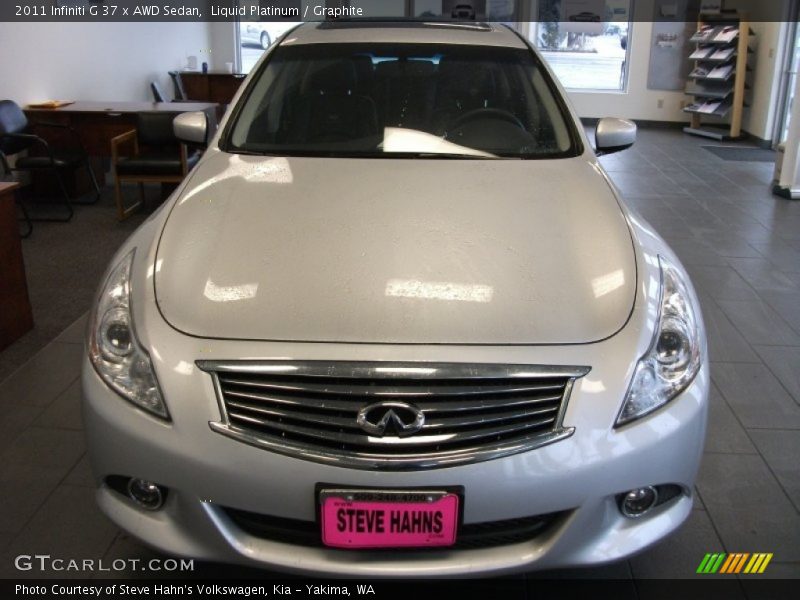 Liquid Platinum / Graphite 2011 Infiniti G 37 x AWD Sedan