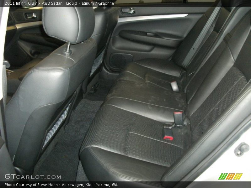 Liquid Platinum / Graphite 2011 Infiniti G 37 x AWD Sedan