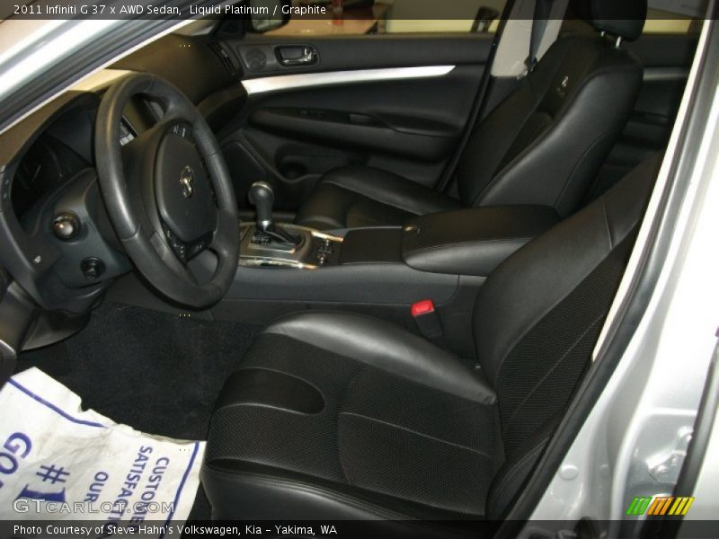 Liquid Platinum / Graphite 2011 Infiniti G 37 x AWD Sedan