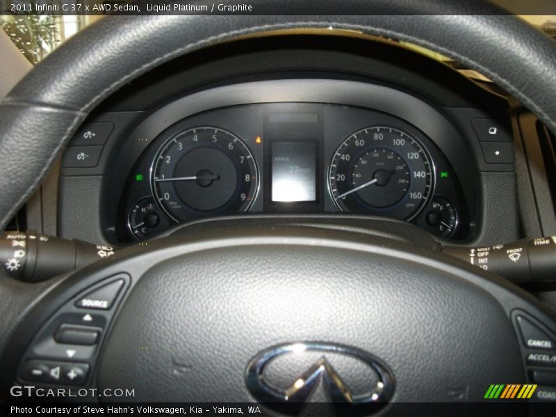Liquid Platinum / Graphite 2011 Infiniti G 37 x AWD Sedan