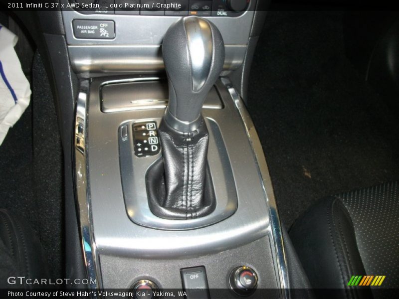  2011 G 37 x AWD Sedan 7 Speed ASC Automatic Shifter