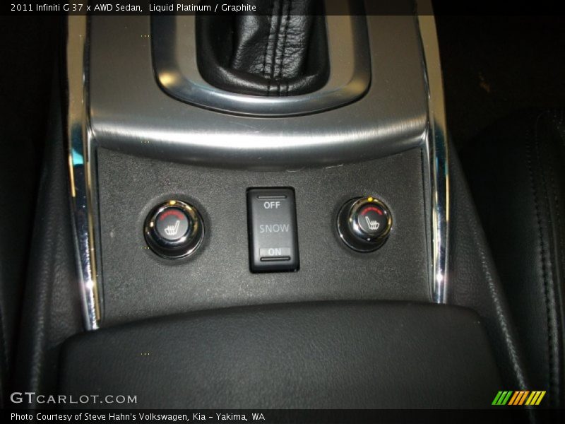 Liquid Platinum / Graphite 2011 Infiniti G 37 x AWD Sedan