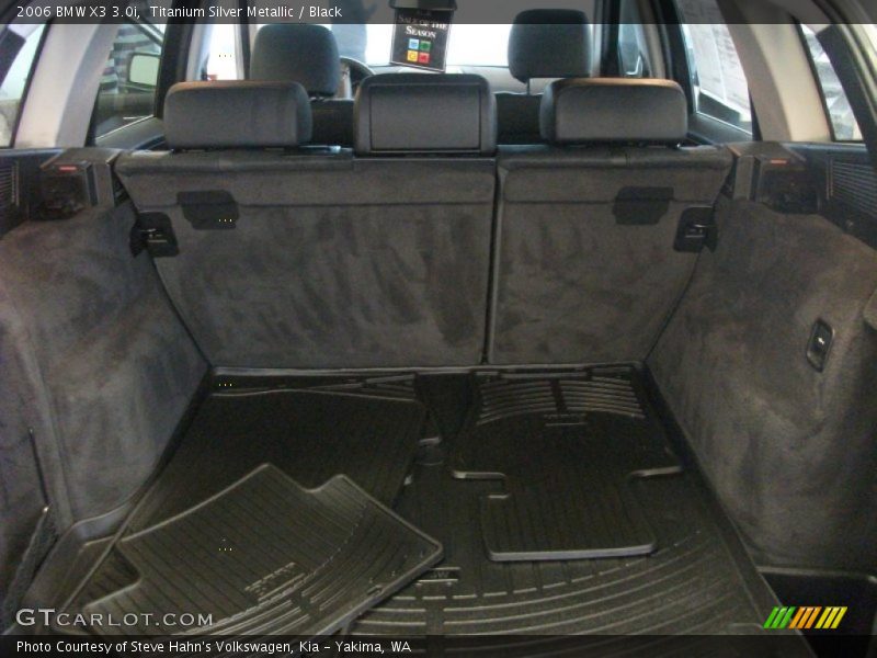 Titanium Silver Metallic / Black 2006 BMW X3 3.0i