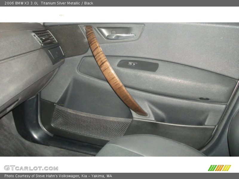 Titanium Silver Metallic / Black 2006 BMW X3 3.0i
