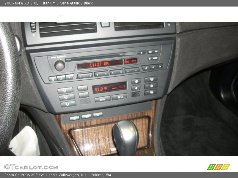 Titanium Silver Metallic / Black 2006 BMW X3 3.0i