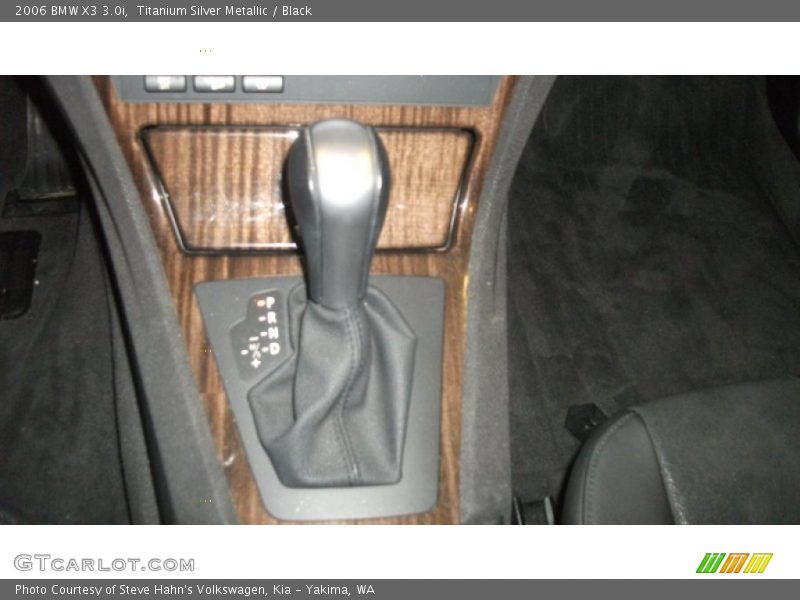 Titanium Silver Metallic / Black 2006 BMW X3 3.0i