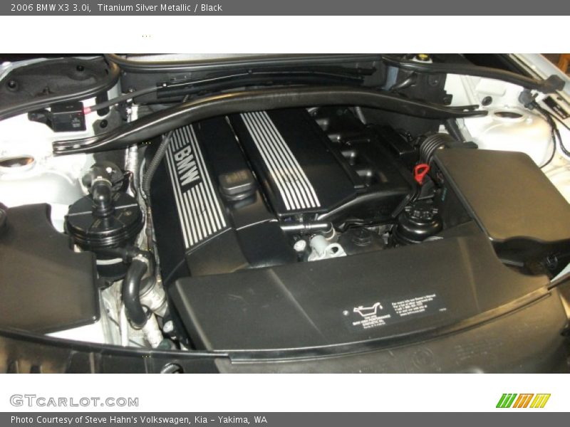 Titanium Silver Metallic / Black 2006 BMW X3 3.0i