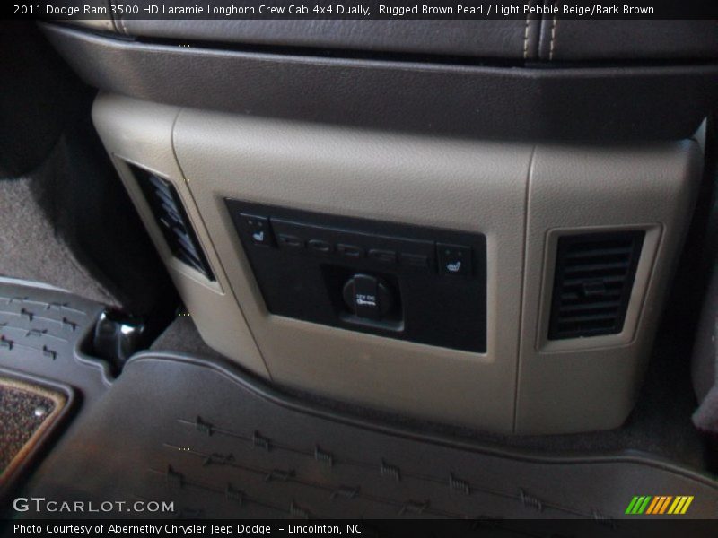 Rugged Brown Pearl / Light Pebble Beige/Bark Brown 2011 Dodge Ram 3500 HD Laramie Longhorn Crew Cab 4x4 Dually