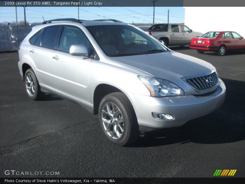 Tungsten Pearl / Light Gray 2009 Lexus RX 350 AWD