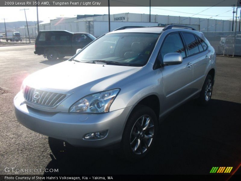 Tungsten Pearl / Light Gray 2009 Lexus RX 350 AWD