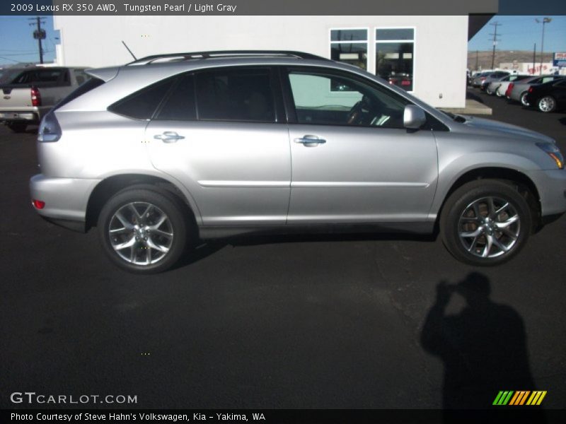 Tungsten Pearl / Light Gray 2009 Lexus RX 350 AWD