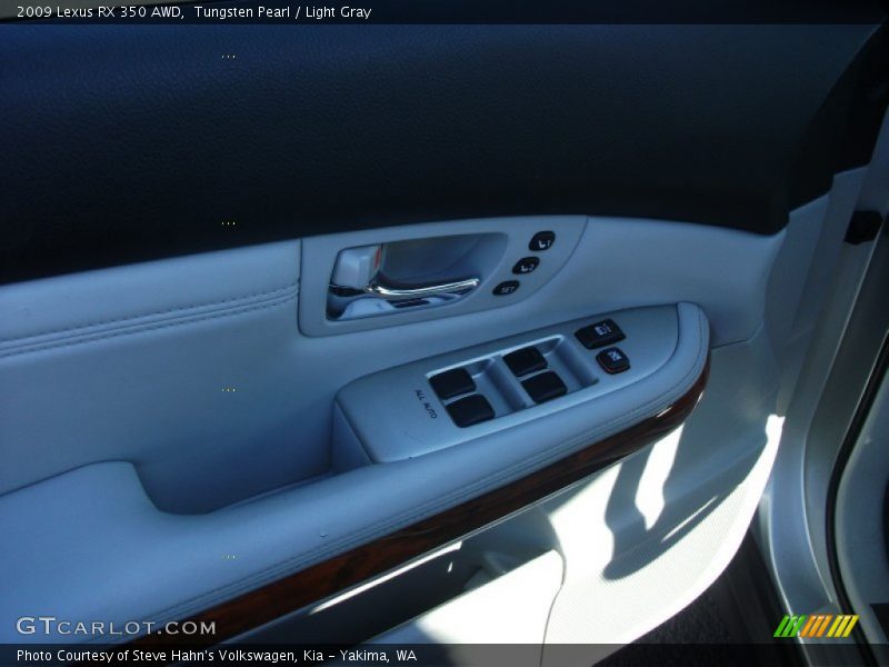 Tungsten Pearl / Light Gray 2009 Lexus RX 350 AWD