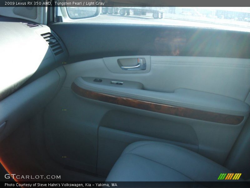Tungsten Pearl / Light Gray 2009 Lexus RX 350 AWD
