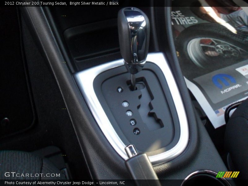Bright Silver Metallic / Black 2012 Chrysler 200 Touring Sedan