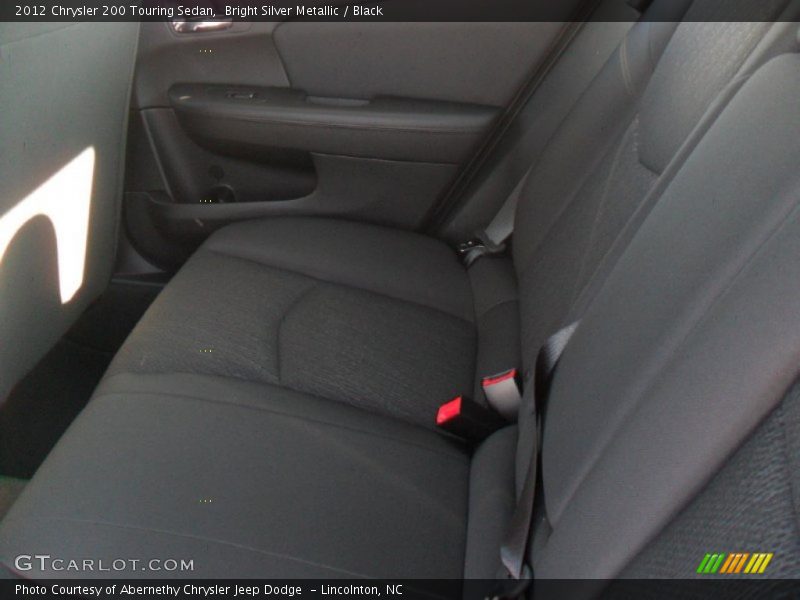 Bright Silver Metallic / Black 2012 Chrysler 200 Touring Sedan