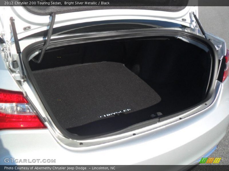 Bright Silver Metallic / Black 2012 Chrysler 200 Touring Sedan