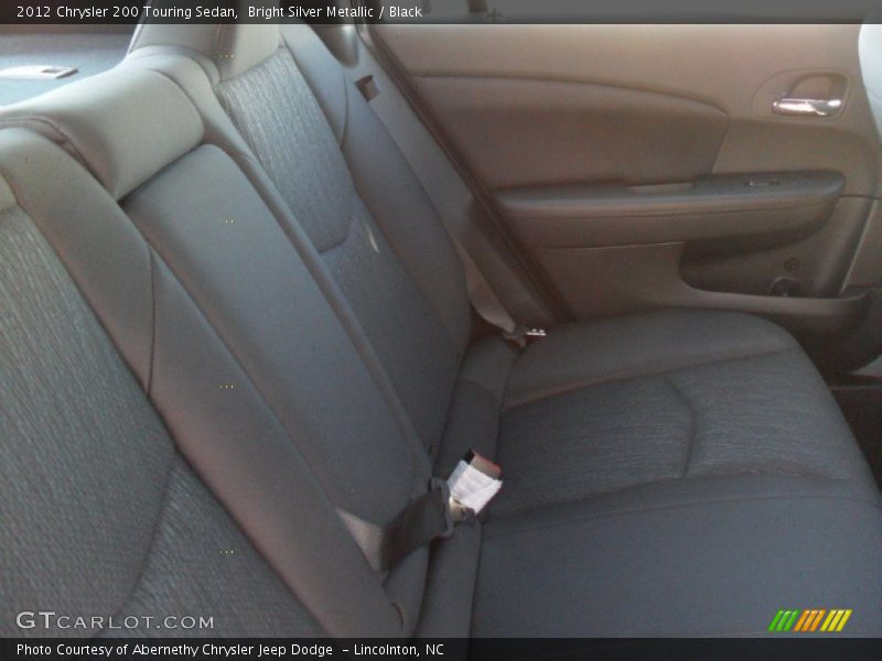 Bright Silver Metallic / Black 2012 Chrysler 200 Touring Sedan