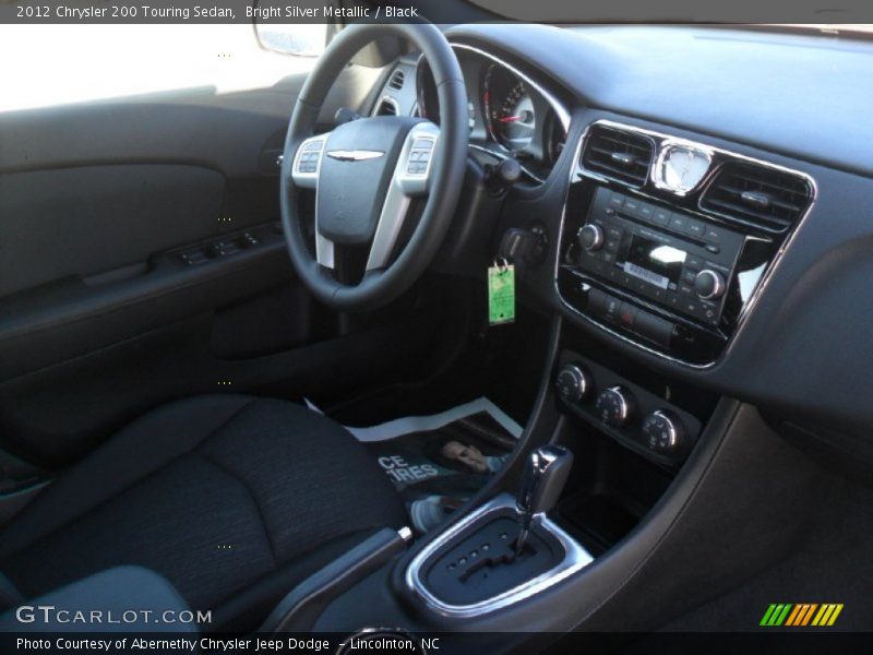 Bright Silver Metallic / Black 2012 Chrysler 200 Touring Sedan