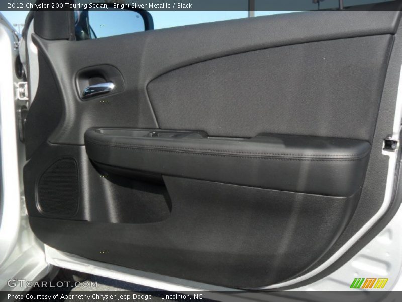 Bright Silver Metallic / Black 2012 Chrysler 200 Touring Sedan