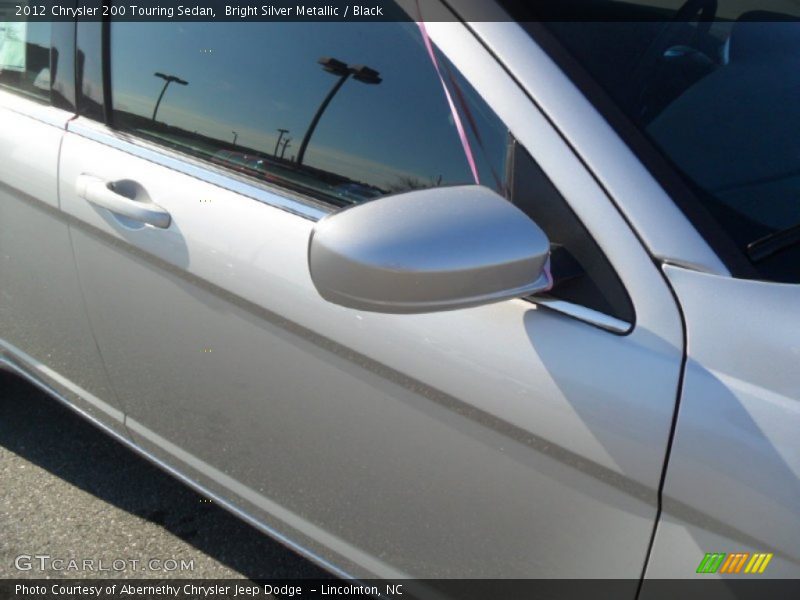 Bright Silver Metallic / Black 2012 Chrysler 200 Touring Sedan