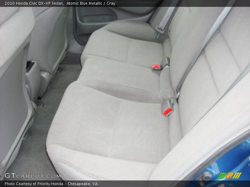 Atomic Blue Metallic / Gray 2010 Honda Civic DX-VP Sedan