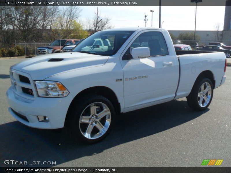 Bright White / Dark Slate Gray 2012 Dodge Ram 1500 Sport R/T Regular Cab